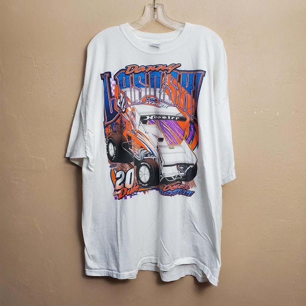 Danny Lasoski 2000s NASCAR cotton t-shirt